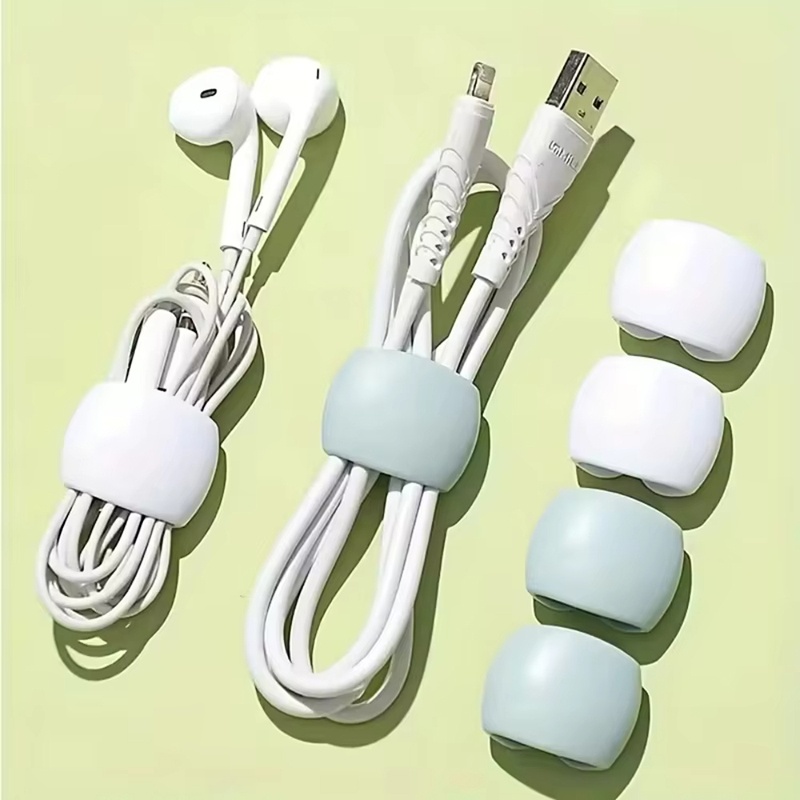 Cable Management Bag - Soporte para Auriculares, Clip para Cables,