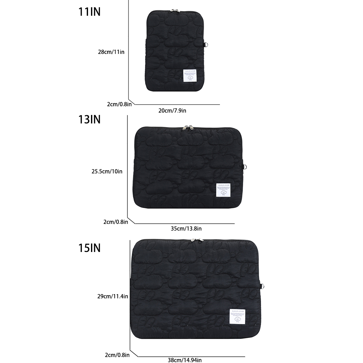 Lindo acolchado bordado conejo - Laptop Accessories Bag reseña y precio