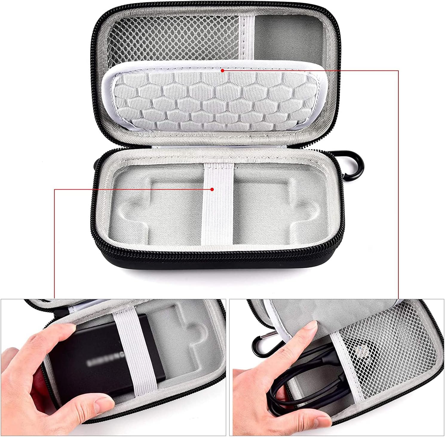 Funda Universal USB 3.2 SSD, b - Cable Management Bag reseña y precio