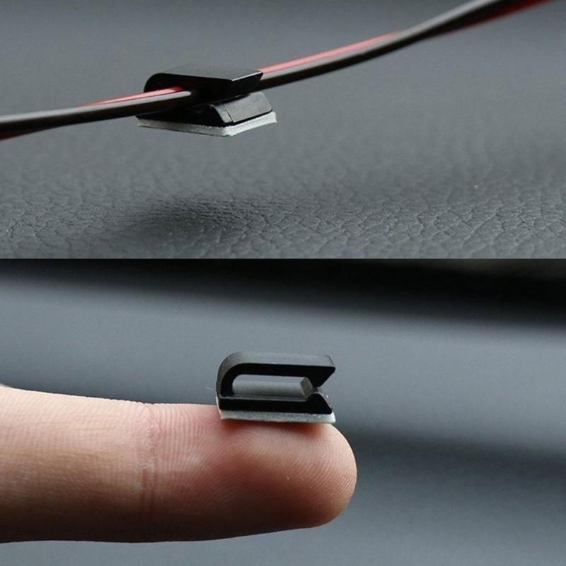 Clip fijo autoadhesivo para co - Cable Management Bag reseña y precio