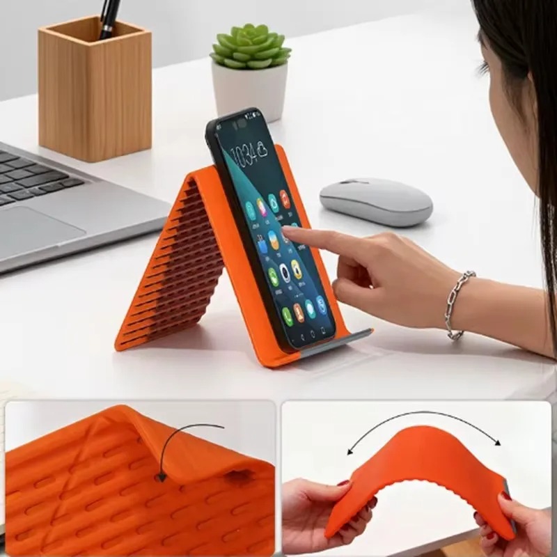 Soporte de silicona plegable y - Laptop Ergonomic Accessories reseña y precio