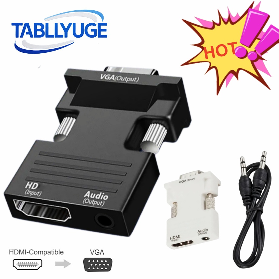 Adaptador compatible con HDMI  - Hdmi Vga Adapter reseña y precio